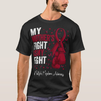 Burgundy Ribbon Mor Fighter Många Myeloma Aw T Shirt