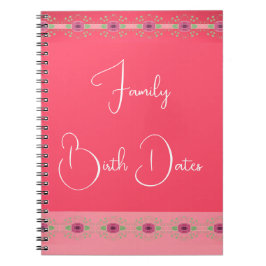 Burgundy Ro Design Anteckningsbok