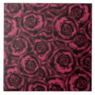 Burgundy ro kakelplatta