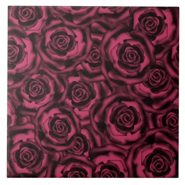 Burgundy ro kakelplatta (Framsidan)