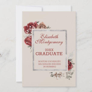 Burgundy Ro och Silver Ram Studentfest Meddelande