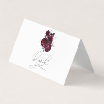 Burgundy Ro tackkort