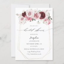 Burgundy & Rosa Blommigt Ele 6 Möhippa 3