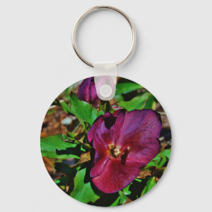 Burgundy Rosa Lenten Ro Nyckelring