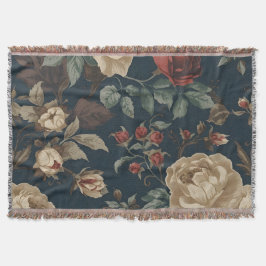 Burgundy roses antique peony distressed filt