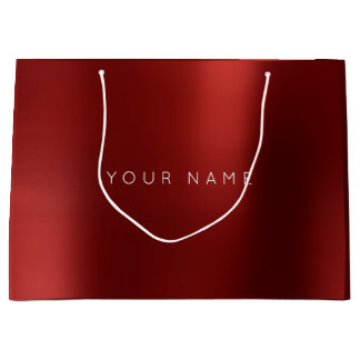 Burgundy Ruby White Plum Minimal Favor Ombre