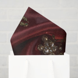 Burgundy Silk-Look Diamond 