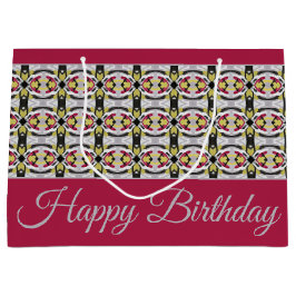 Burgundy-Snyggt, mönstrad design