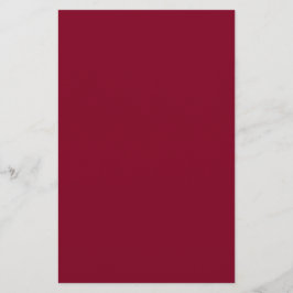 Burgundy Solid Färg Brevpapper