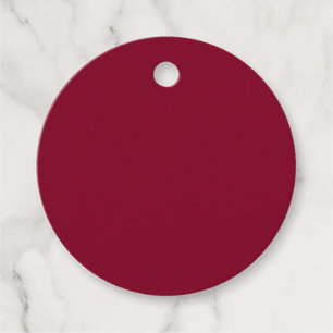 Burgundy Solid Färg Gåvor Etiketter