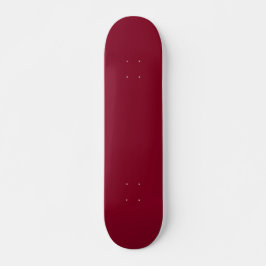 Burgundy Solid Färg Mini Skateboard Bräda 18,5 Cm