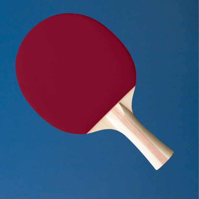 Burgundy Solid Färg Pingisracket (Skapare uppladdad)
