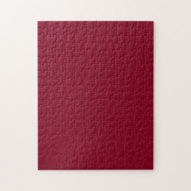 Burgundy Solid Färg Pussel (Vertikal)