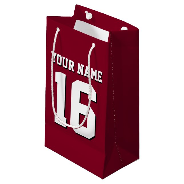 Burgundy Sporty Team Jersey (Framsidan Vinklad)