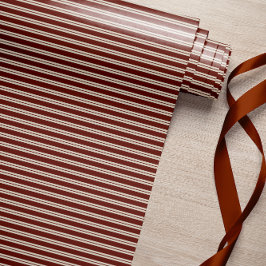 Burgundy Stripe Presentpapper
