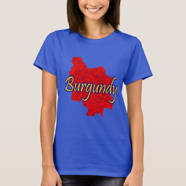 Burgundy T Shirt (Framsida)