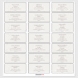 Burgundy-teckensnitt | Beige Bröllop Guest Adresse Klistermärken<br><div class="desc">Dessa burgundtypsnitt | Gästande beige bröllop-adressetiketter är perfekt för din moderna minimalistiska burgundi och beige bröllop. Behålla den som den är,  eller välj att anpassa den med egna teckningar!</div>