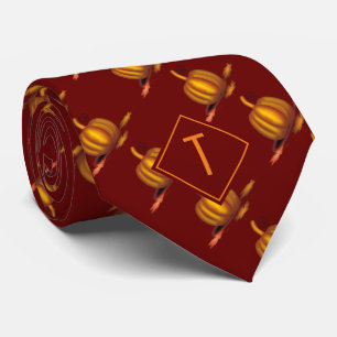 Burgundy THANKSGIVING PUMPKIN Monogram Slips