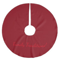 Burgundy Träd Skirt