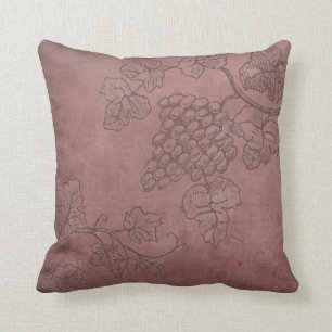 Burgundy Vin Grapevine  Kudde