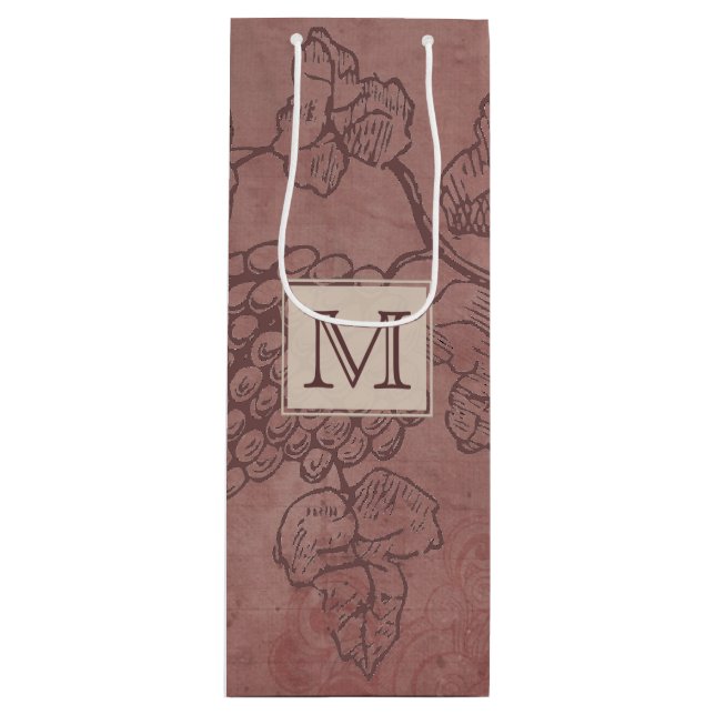 Burgundy Vin Grapevine Monogram (Framsidan)