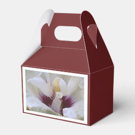 Burgundy Vit ros Gift Presentaskar