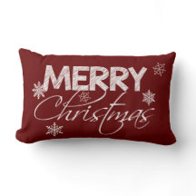 Burgundy & White Snöflingor | GOD JUL