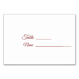 Burgundy Winter Wedand med Bluebonnet Bordsnummer