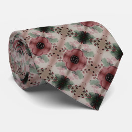 Burgundy with Beige Slips