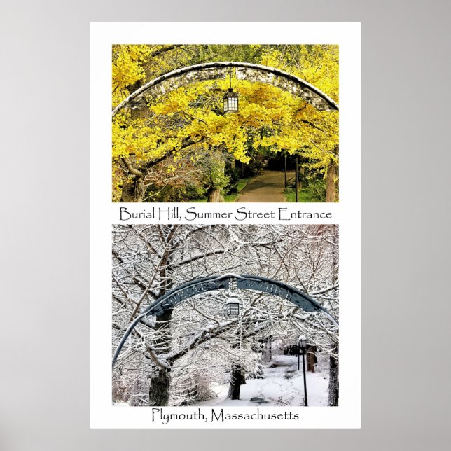 Burial Backe entrance Plymouth MORSA collage Poster (Framsidan)