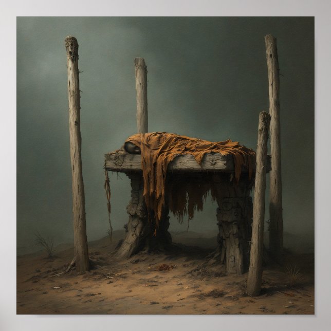 Burial Platform Poster (Framsidan)