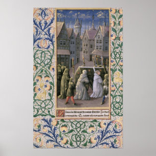 Burial procession poster