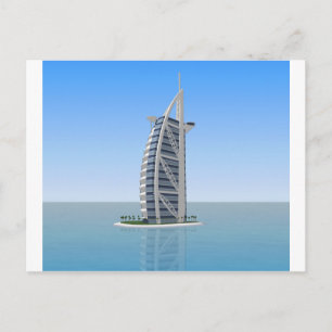 Burj Al Arab Hotel Dubai: 3D-modell: Vykort