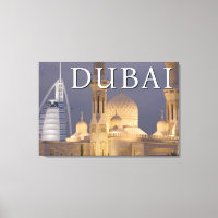 Burj al Arab | Moské på kvällen Dubai