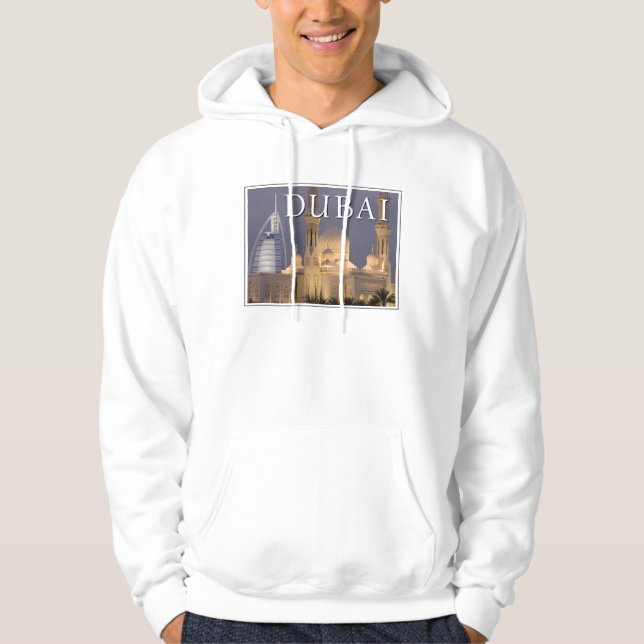 Burj al Arab | Mosque i Evening Dubai Hoodie (Framsida)
