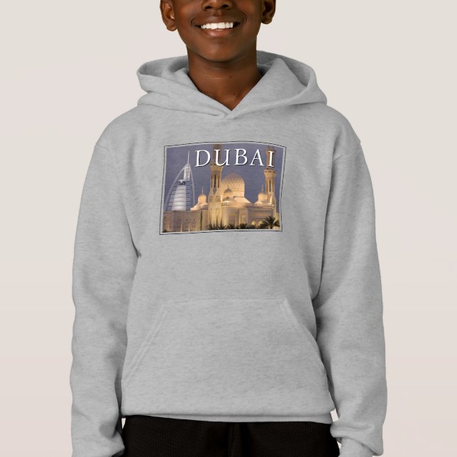 Burj al Arab | Mosque i Evening Dubai T Shirt (Framsida)