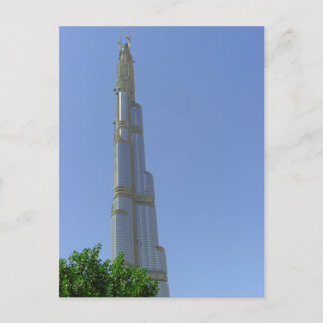 Burj Dubai, Dubai Torn, Burj Khalifa Vykort (Framsida)