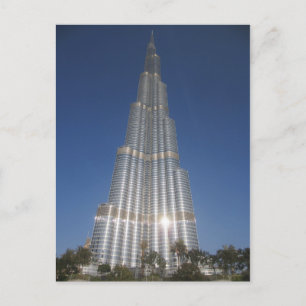 burj khalifa bright vykort