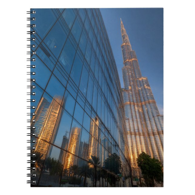Burj Khalifa Brilliance Notebook Anteckningsbok (Framsidan)