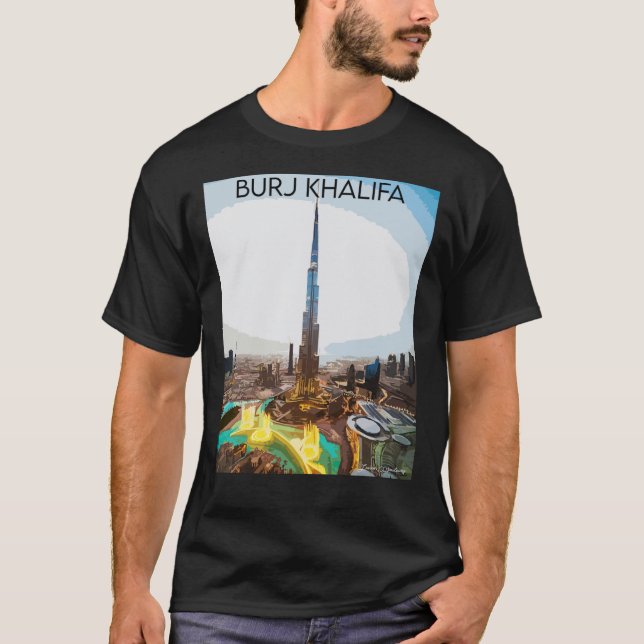 Burj Khalifa Classic T-Shirt (Framsida)