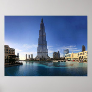 Burj Khalifa, Dubai affisch