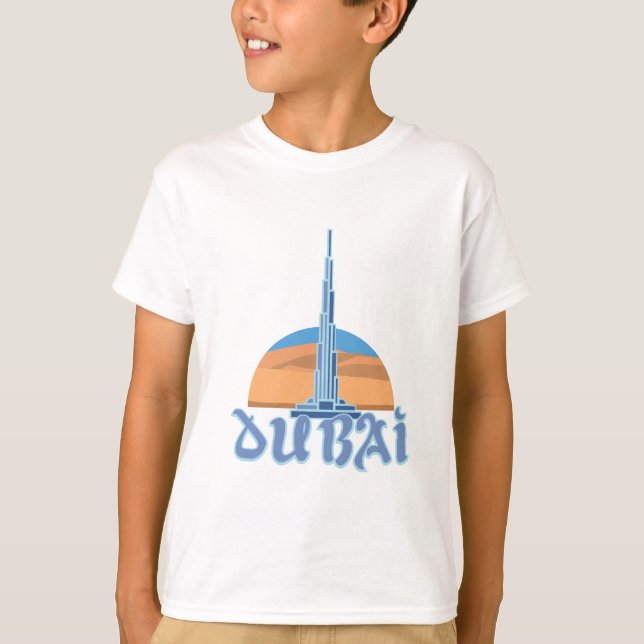 Burj Khalifa Dubai Tee Shirt (Framsida)