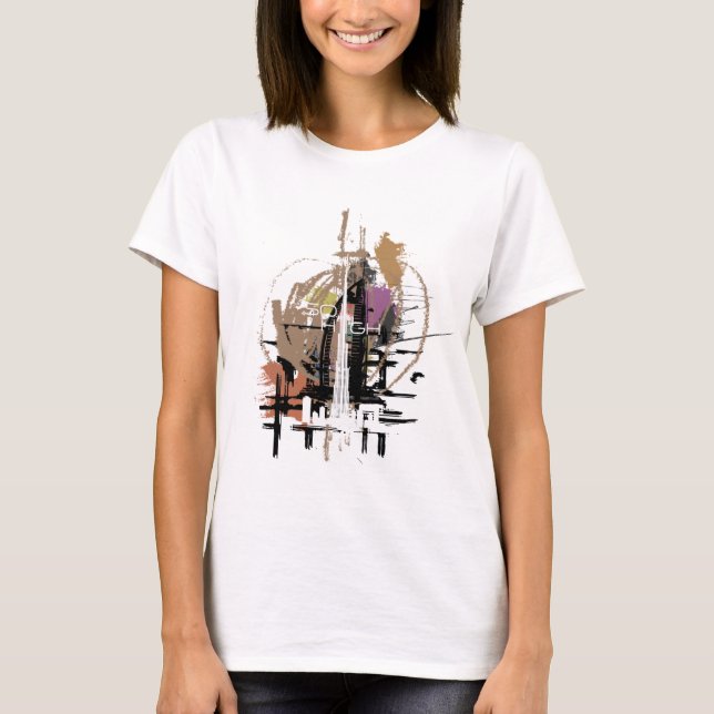 Burj Khalifa Dubai Torn T-shirt (Framsida)