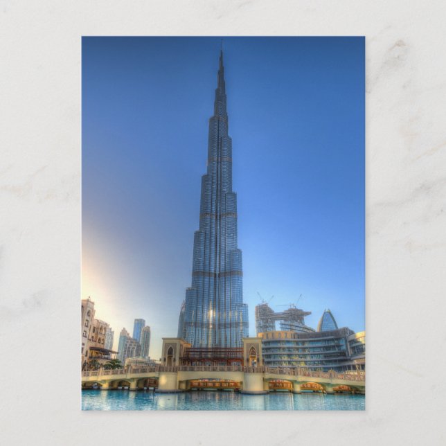 Burj Khalifa Dubai Vykort (Framsida)
