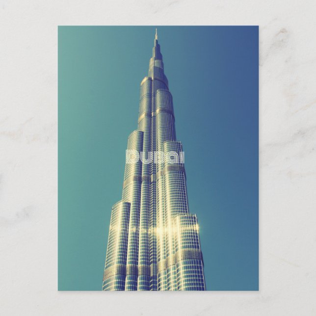 Burj Khalifa, Dubai Vykort (Framsida)