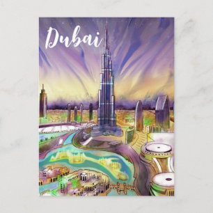 Burj Khalifa, Dubai vykort
