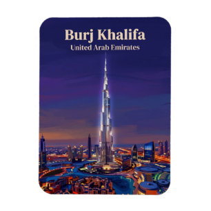 Burj Khalifa Förenade Arabemiraten Magnet