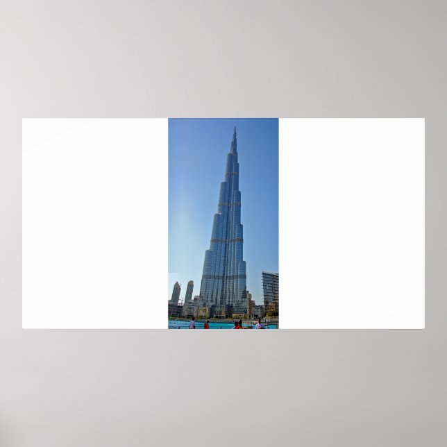 Burj Khalifa - Fotografisk utskrift Poster (Framsidan)