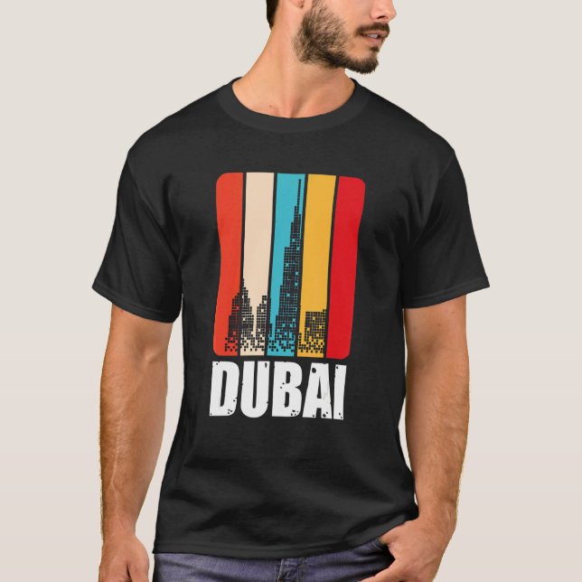 Burj Khalifa från Dubai i Förenade Arabemiraten T Shirt (Framsida)