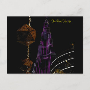 Burj Khalifa i Dubai Vykort